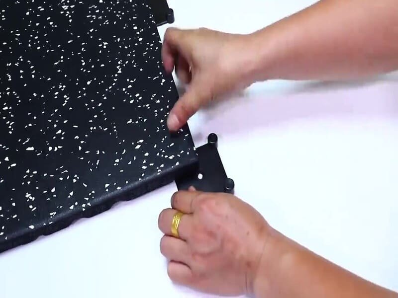 comparação de espessuras para pavimentos de borracha